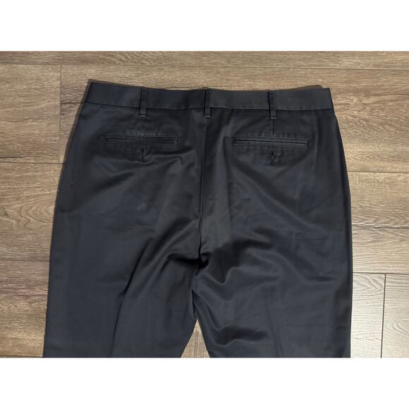 Bonobos Black Weekday Warrior Tuesday Straight Fit Dress Pant 35x30 actual 35x29 - Picture 4 of 6